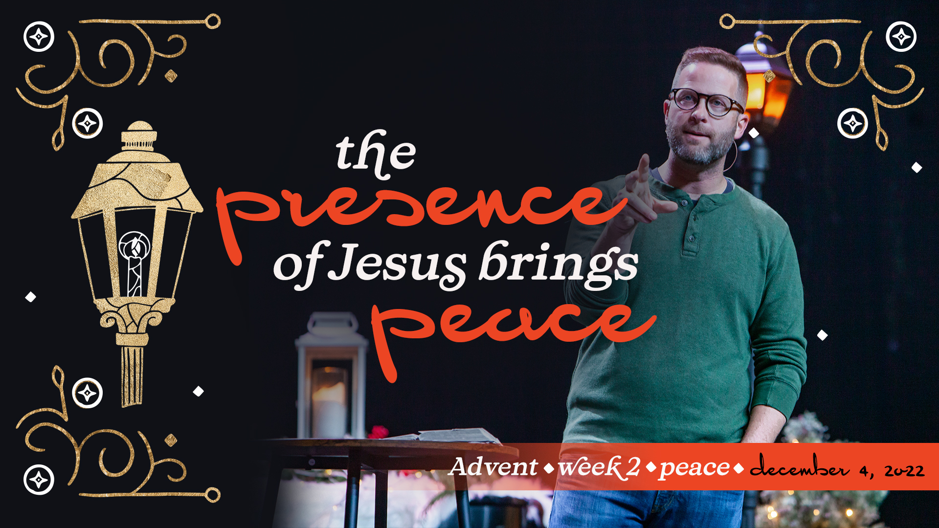 The Presence of Jesus Brings Peace Image